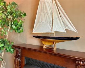 Large model sailboat