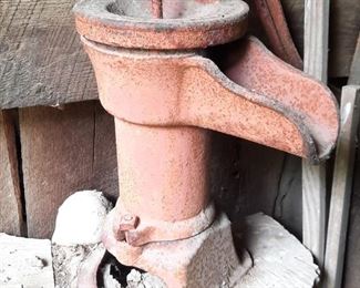 Antique hand water pump