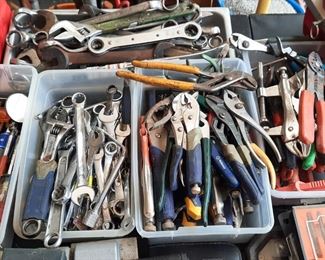  Wrenches pliers and screwdrivers