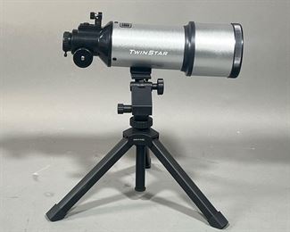 TWINSTAR ASTRONOMICAL TELESCOPE | In original bag with tripod and accessories. 