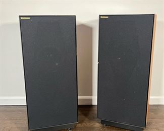 (2PC) PAIR SNELL ACOUSTICS E-II SPEAKERS | Pair of Snell Acoustics Type EII / Type E Tower Loudspeaker. -  l. 14 x w. 11 x h. 34 in (each)
