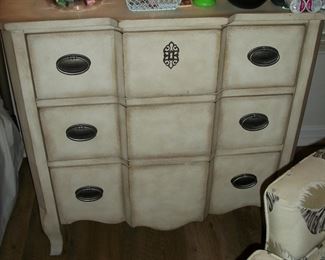 Close up of nightstand