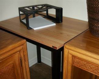 Wood top Metal Table