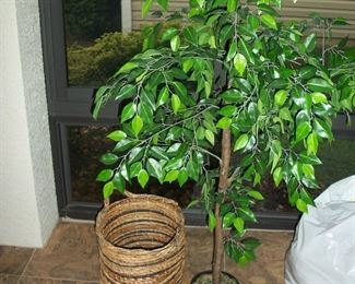 Faux Tree , Basket