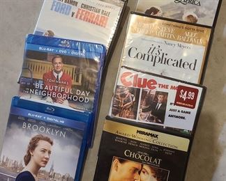 Beloved movies: Ford vs Ferrari, Mr Rogers / Tom Hanks Beautiful Day in the Neighborhood, Chocolat, Clue, Brooklyn, It’s Complicated, Out of Africa.