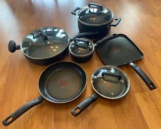 T-Fal Cookware Pots Pans