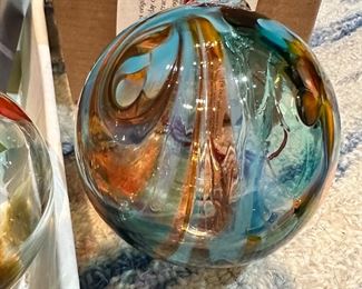 Tree of Enchantment Art glass ornament