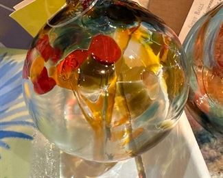 Spirit Ball Art glass ornament
