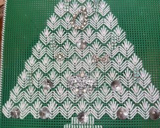 Brooch Tree Vintage Jewelry