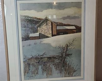 Eric Sloane -“ Winter” - Art