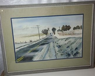 Dick VanNess Snowy Road