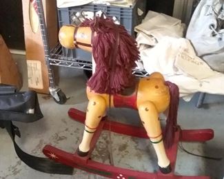 Vintage rocking horse 