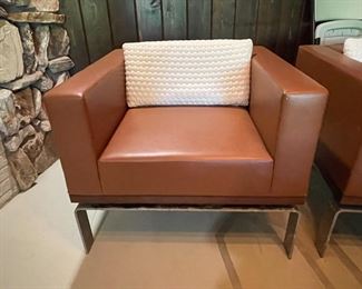 14 MCM Leather Chair