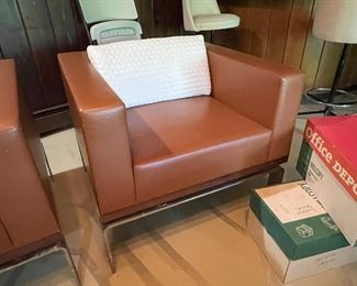 15 MCM Leather Chair