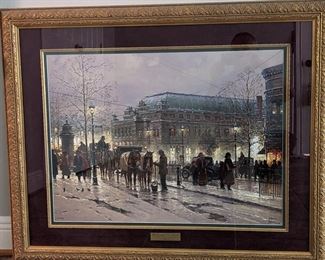 G. HARVEY S/N PRINT "AN EVENING WITH MOZART"  THE STATE OPERA HOUSE IN VIENNA