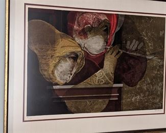 AWAR S/N MODERNIST LITHOGRAPH