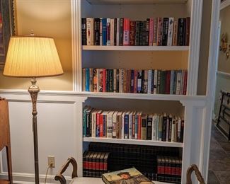 SOME of the MANY BOOKS in this HOME.......FRENCH STYLE BENCH