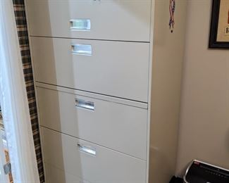 5 DRAWER LEGAL SIZE HON LOCKING FILE CABINET