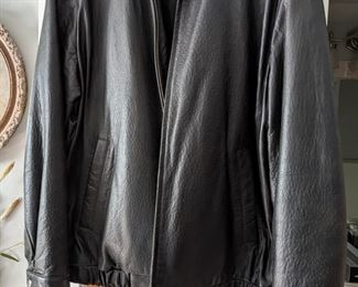 BLACK LEATHER JACKET