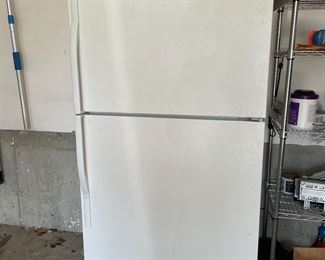 Maytag frig/freezer… easy exit , in garage