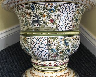 Ceramic planter made in Portugal 