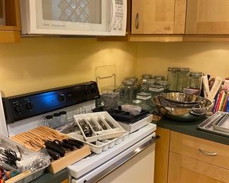 A large array of kitchen items available for in person purchase