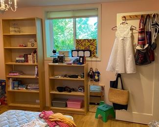 $48 tall bookcase 31.5w x 11d x 80h (small bookcase one of 14 available.)