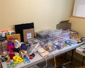 More craft and art supplies available for in person purchase