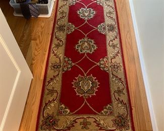 $260 Hand tufted Wool runner. 2'3" x 6'11"