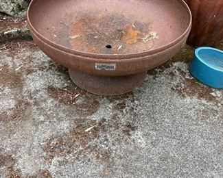 $30 Ohio Flame fire pit. 29.5" dia. x 15"h (needs new grate)