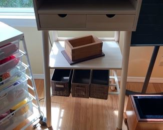 $40 Standing desk/workspace. 20.5w x 11d x 42h 