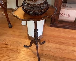 $40 Small drinks table. 14 x 10 x 21" h. 