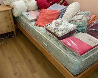 $60 Twin bed frame and mattress