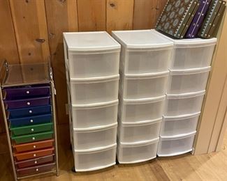 Time to get organized! Storage bins available for in person purchase Friday and Saturday