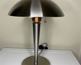 $140 Pair of Memphis Design Post Style table lamp.