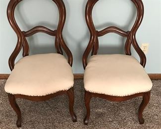 6 Balloon Victorian Chairs