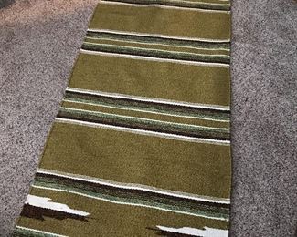 Another beautiful Rug with fringe on one end.
