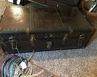 Flat Metal Trunk