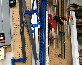 Wonderful Clamps 12'- 24" Jet, Rockler, Jorgenson, Irwin, Kwik Lamp Bessey
