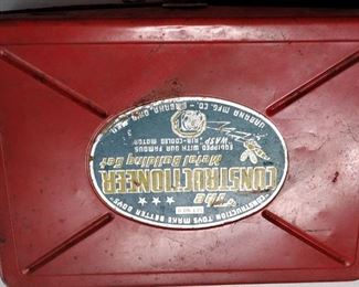 Vintage erector set metal