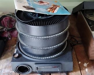 kodak slide projector with extra trays