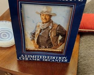 John Wayne Commemorative ceramic decanter