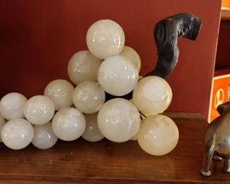 Very large alabaster grapes