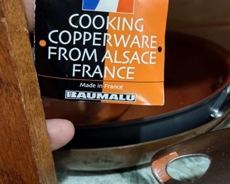 Baumalu French copper cookware