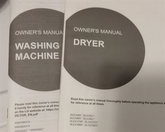 LG washing machine And Dryer set 2019