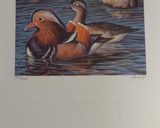 1989 duck print with cert of authenticity