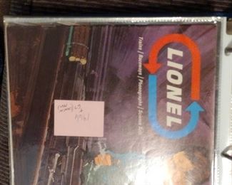 1939-1999 Lionel train catalogs complete