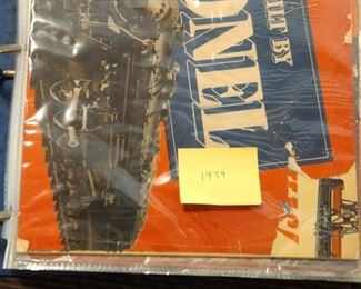 1939-1999 Lionel train catalogs complete