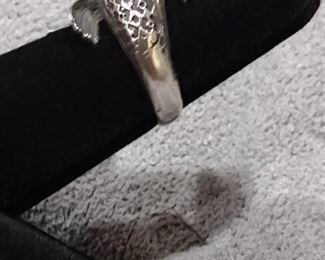 sterling dolphin ring