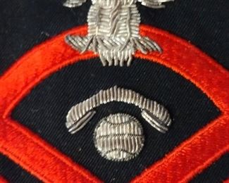 sterling Bullion patch vintage military 